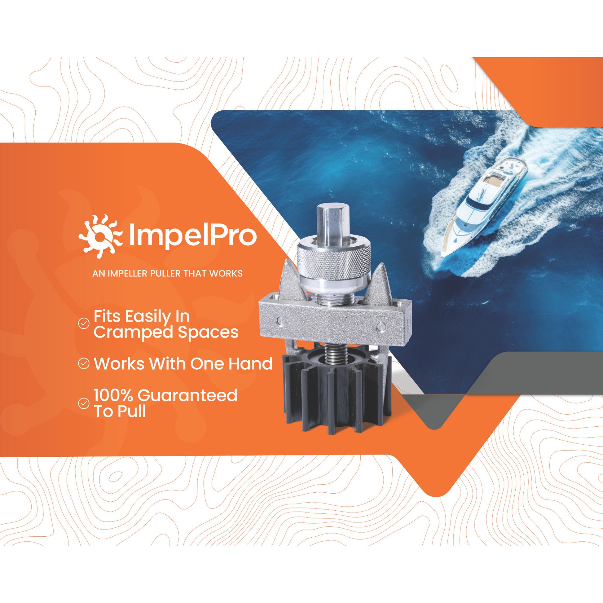 ImpelPro Bearing-Driven Puller – Benefits Highlighted with Tool in Action and Performance Boat on Water